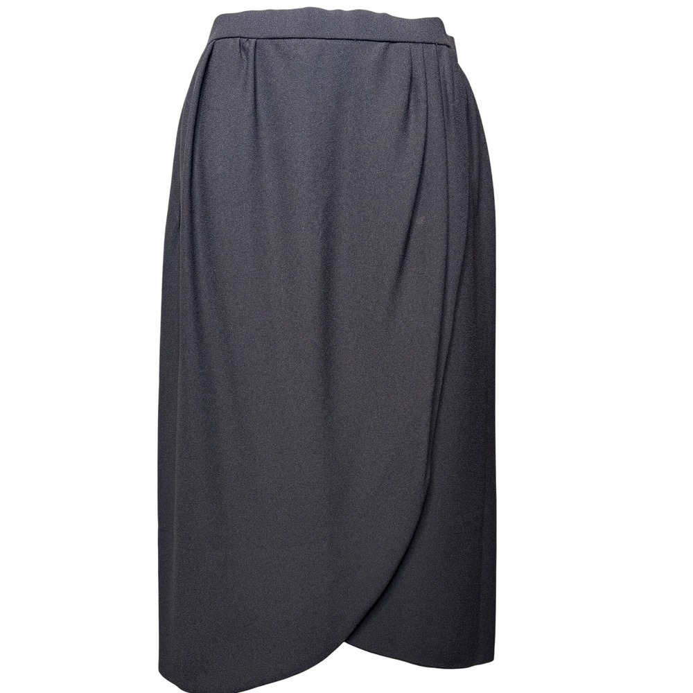 Vintage Saks Fifth Avenue After Five Womens Black Skirt Size 8 Dressy Evening